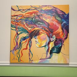 Vibrant Abstract Canvas Art