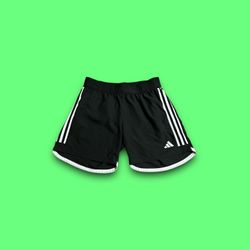 Adidas 3 stripe athletic shorts black men’s large 