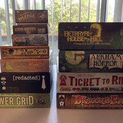 Strategy Board Game Lot