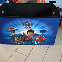 Paw Patrol Toy Box.