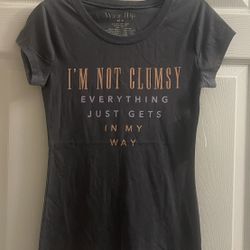 Brand New Dark Grey Graphic Tee Size XS Juniors