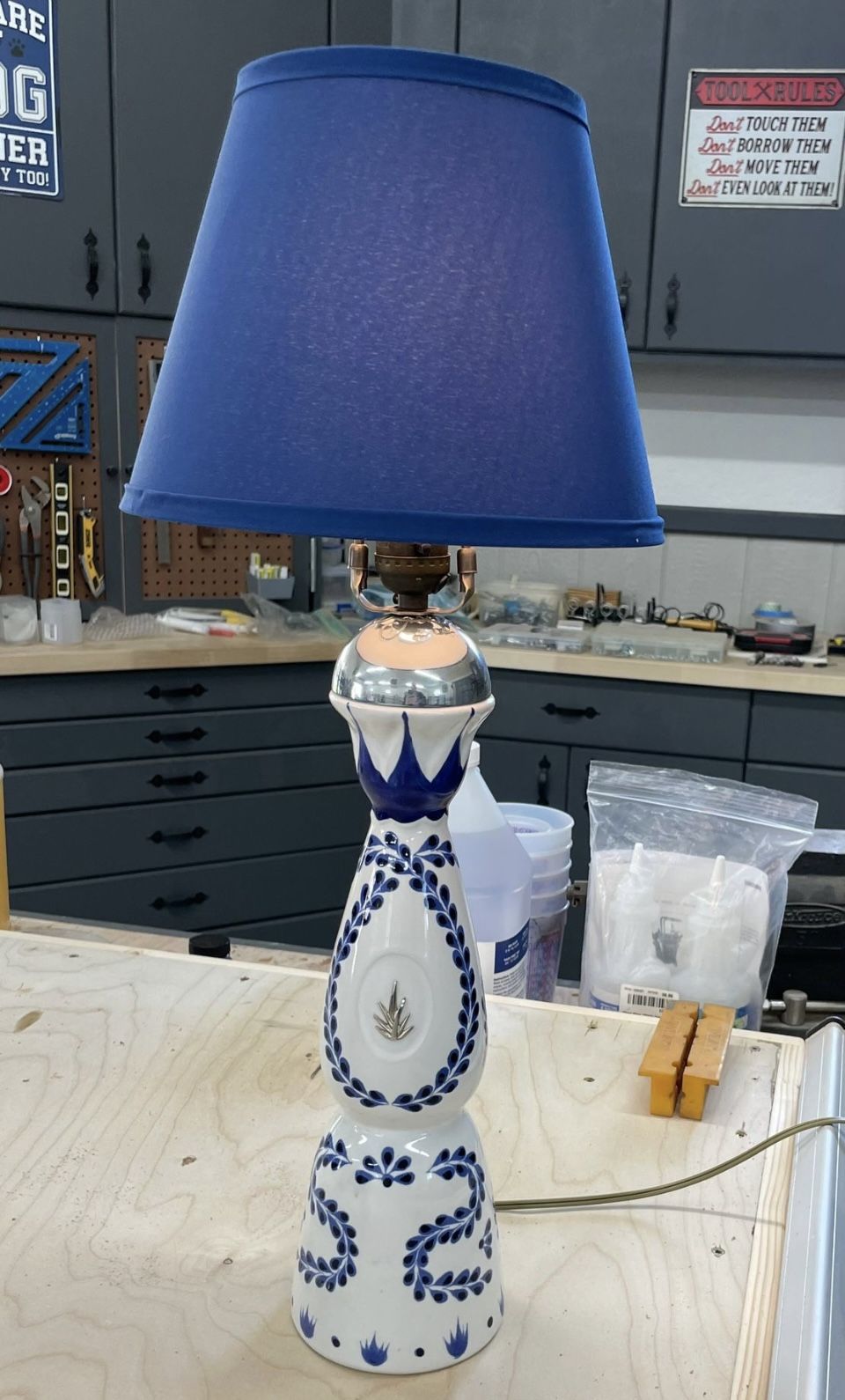 Lamp Set (2) Talavera Clase Azul Reposado (shade Included)