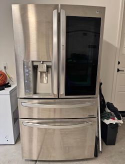LG SmartThinQ 36" Wide Instaview Refrigerator Fridge Freezer
