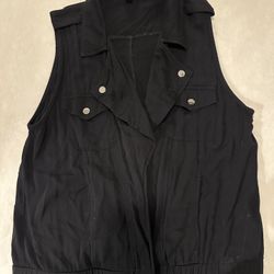 Guess Sleeveless Vest - Black
