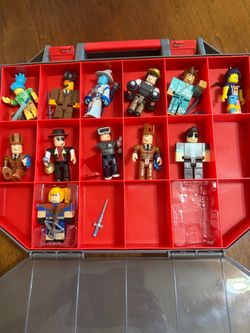 Roblox figures and collector case