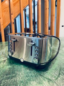 GE 4-Slice Stainless Steel Toaster