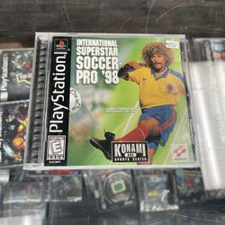 International Superstar Soccer 98 PS1 $130 Gamehogs 11am-7pm