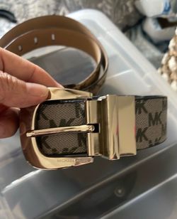 Ladies MK belt grey