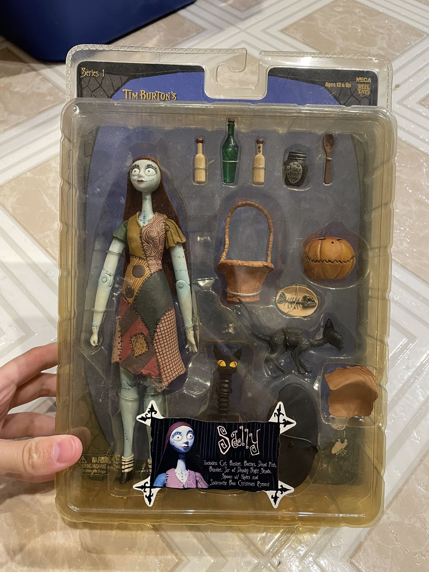 Nightmare Before Christmas Sally Doll With Accessories Unopened