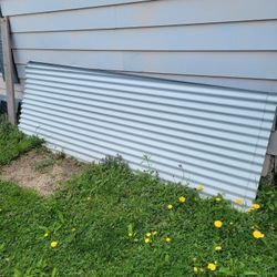 10 Pieces - Corrugated Metal Roofing/Siding Material