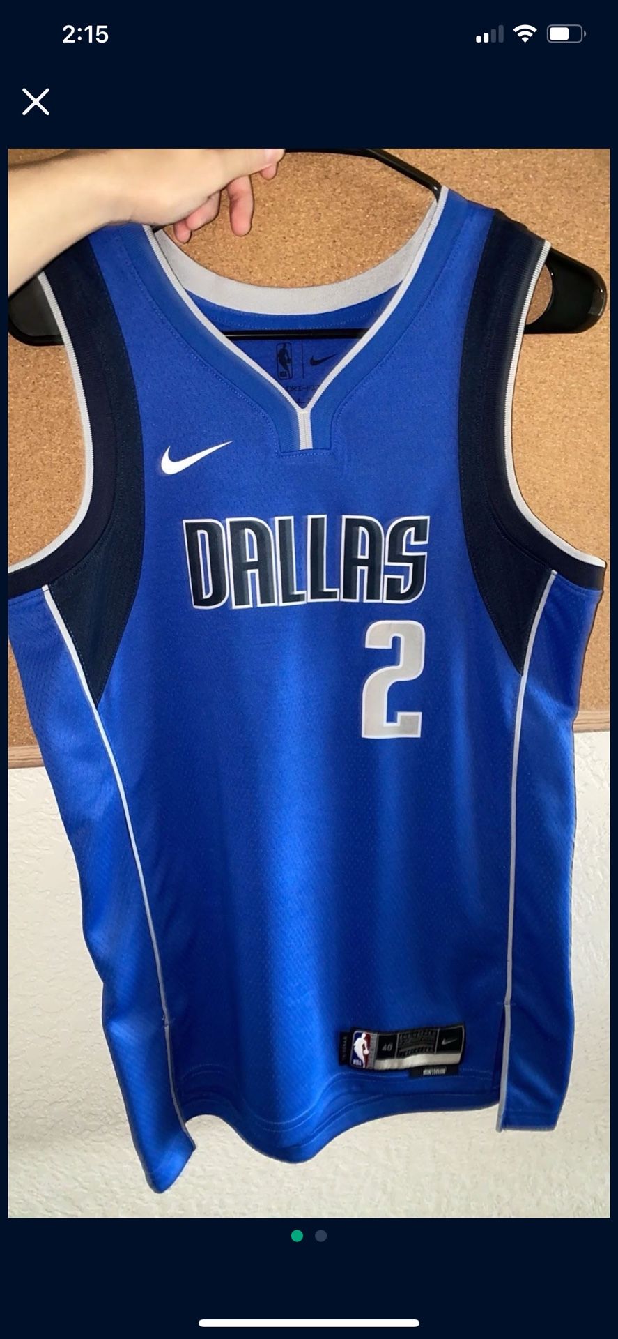 Dallas Mavericks Kyrie Irving Nike Nba Jersey Mens Small Size 40
