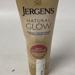 Jergens Natural Glow Revitalizing Daily Moisturizer, Fair to Medium, 7.5 Oz