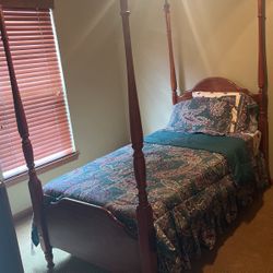 Bassett Bedroom Childrens Se Twin Bed With Fivecdrawer Dresser And Matrees & box spring