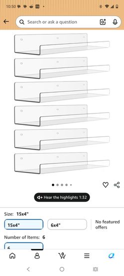 Shelves