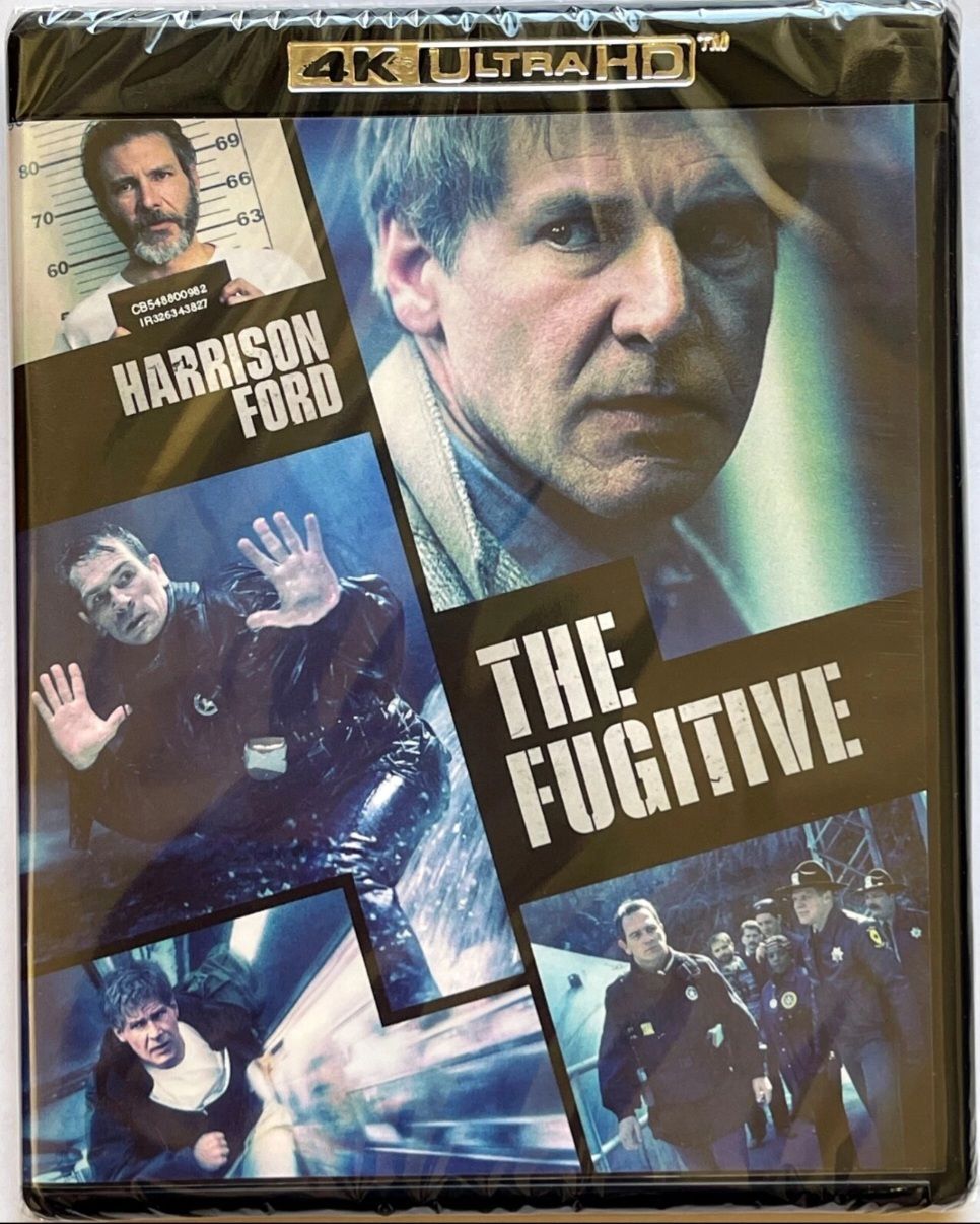 brand new sealed 4k blu ray the fugitive bluray