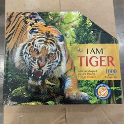 1000 piece puzzle - tiger