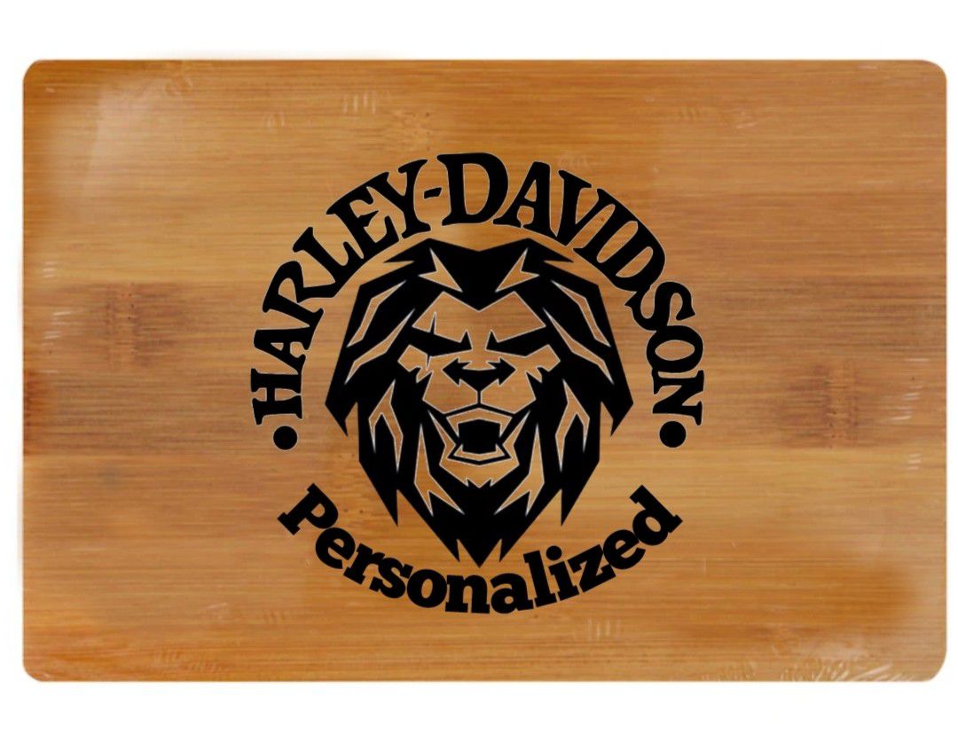 Harley Davidson Lion King Cutting Board 