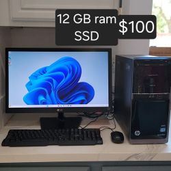 Hp pavilion computer. Windows 11. 12 GB ram. SSD Drive. 👍Delivery Available👍👍Se Habla Español👍