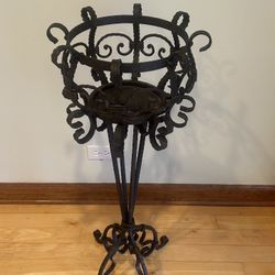 Gothic Iron Plant Stand
