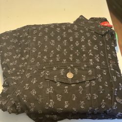 Supreme Hole Punch Denim Trucker Jacket Large