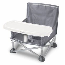 Summer™Infant Pop 'N Sit Portable Booster Chair Multiple Use 6 Months - 3 Yrs - Grey