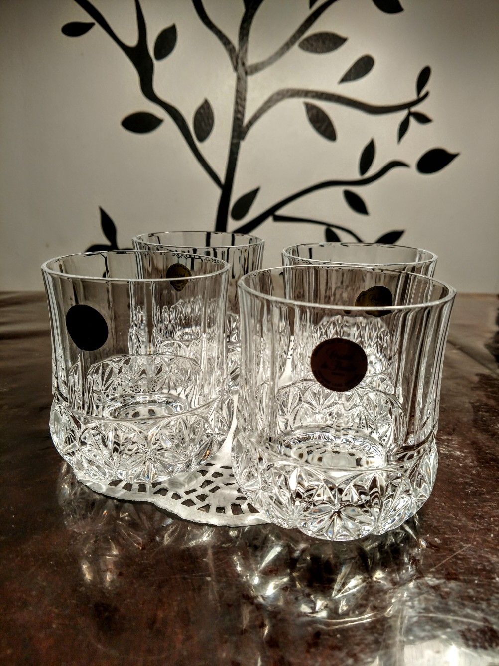 Crystal Old Fashion Glasses