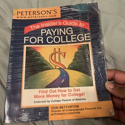 Paying for college paperback book