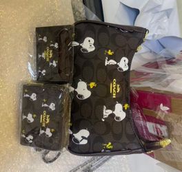 Brand new Snoppy bag set