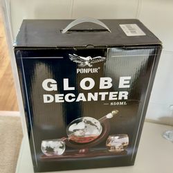 Globe Whiskey Decanter