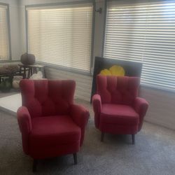 Orange-redish Chairs