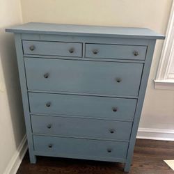 IKEA HEMNES 6 drawer chest/dresser in rare Blue color!