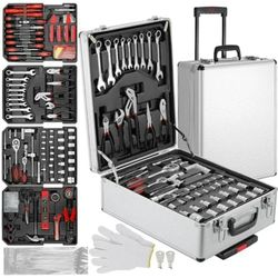 799 Pcs Mechanic Tool Set with Aluminum Trolley