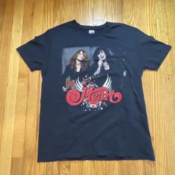 Heart 2013 Rock N Roll Hall Of Fame Tour Concert Band Zeppelin T Shirt Large