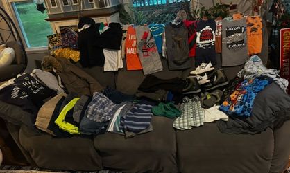 Large Lot of Boys Clothing and Shoes