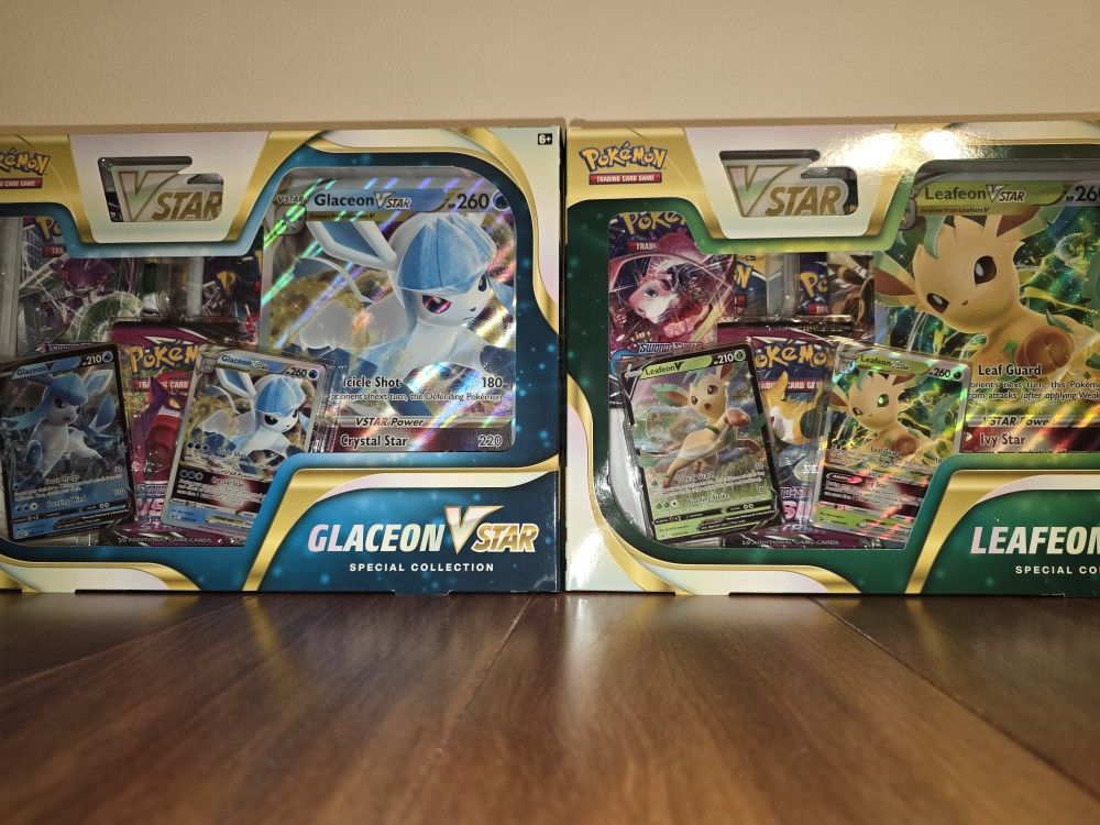 Leafeon and Glaceon Vstar Special Collection