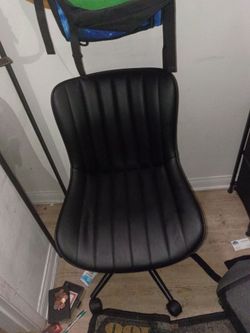 Office chair black leather