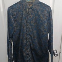 Rafael Amaya Blue Men Shirt 