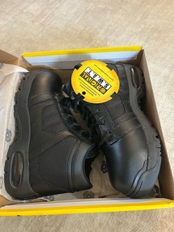 Original S.W.A.T. Metro Air 5" Side-Zip Black Work Boots Size 6.5