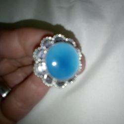 925 Silver ring with stone