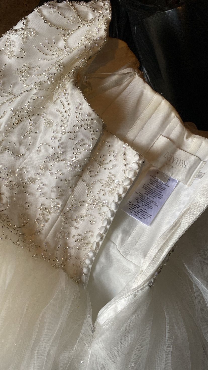 David’s Bridal Wedding Dress 18W Only Worn 2x