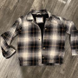 Boys Size 8  Sherpa Lined Thick Warm Jacket $20 Old Navy 