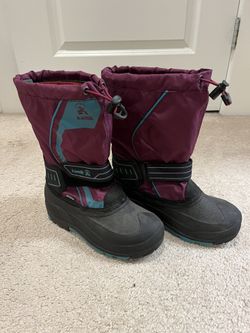 Kamik Waterproof Youth Snow/Winter Boots (Size 4)