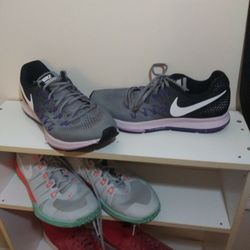 Size 12 Purple & Grey Nike Zoom Pegasus 33