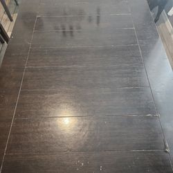 Dining Room Table, 2 Chairs, 1 Bench, Used
