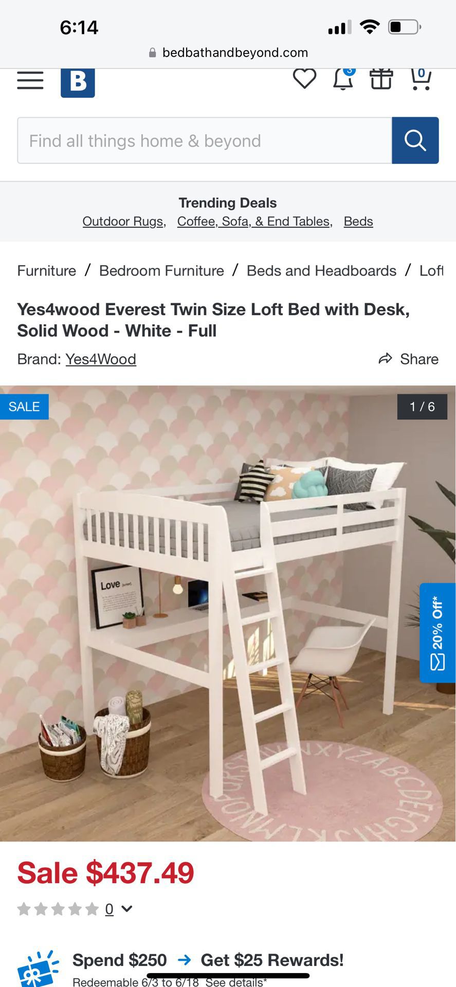 Everest Full Size Loft Bed