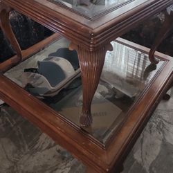 Vintage Wooden End Tables 
