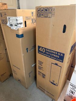 Brand new 40 gallon gas water heater