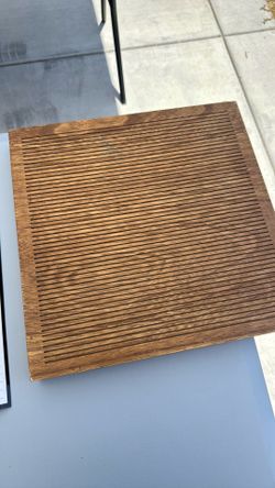 Wooden letter board