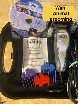 Wahl Animal Grooming Kit in case with instruction CD