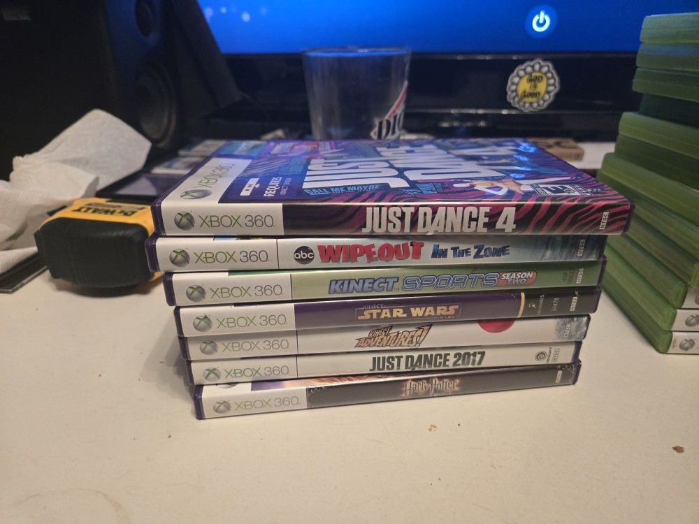 Xbox 360 Games And Kinect Games  50$